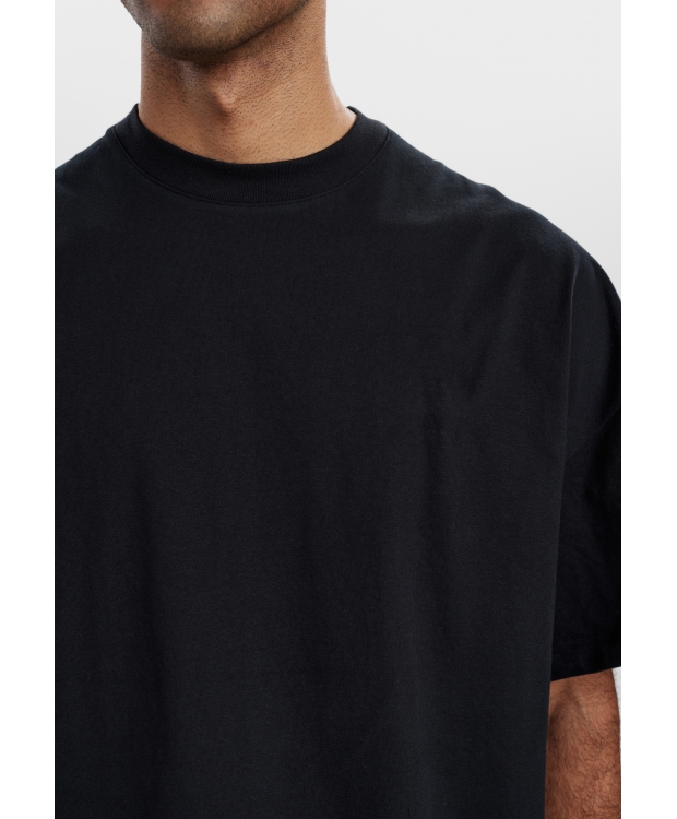 Resteröds oversized t-shirt i sort til herre billede 4