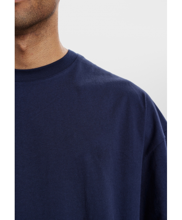 Resteröds oversized t-shirt i navy til herre billede 3