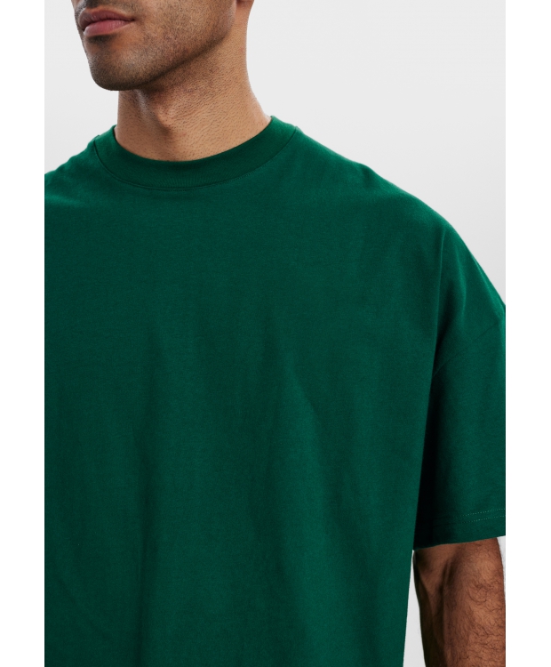 Resteröds oversized t-shirt i grøn til herre billede 4