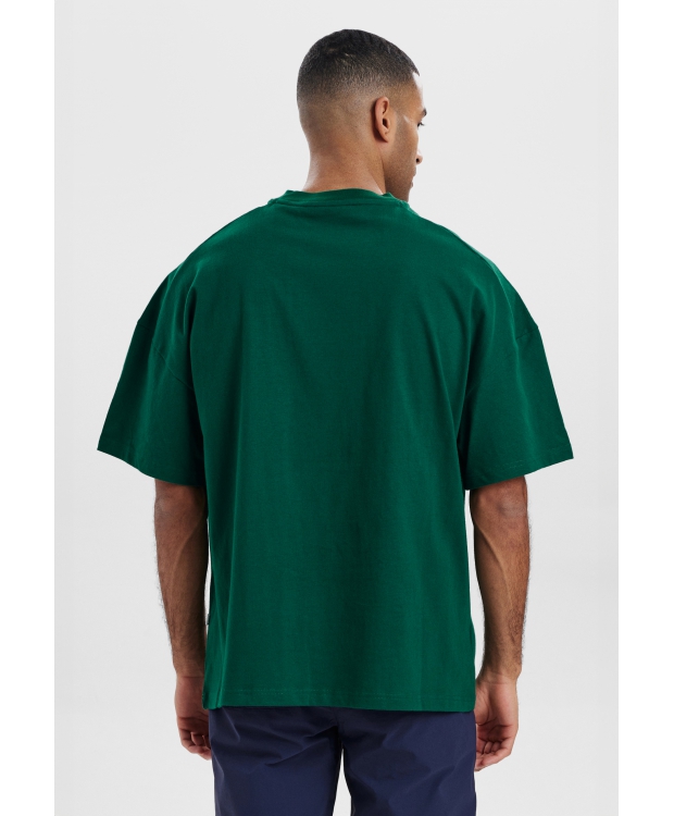 Resteröds oversized t-shirt i grøn til herre billede 6