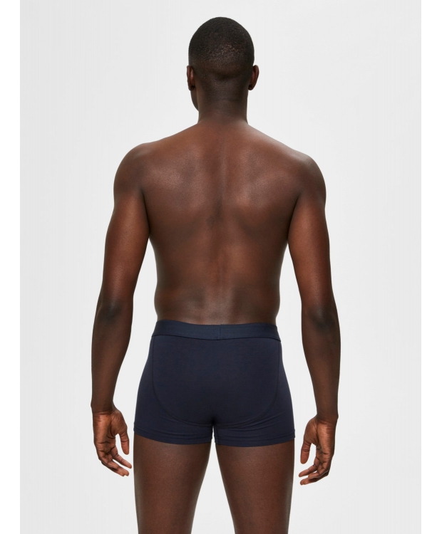 Selected 5pak økologisk bomulds boxershorts i navy til herre - OUTLET billede 3
