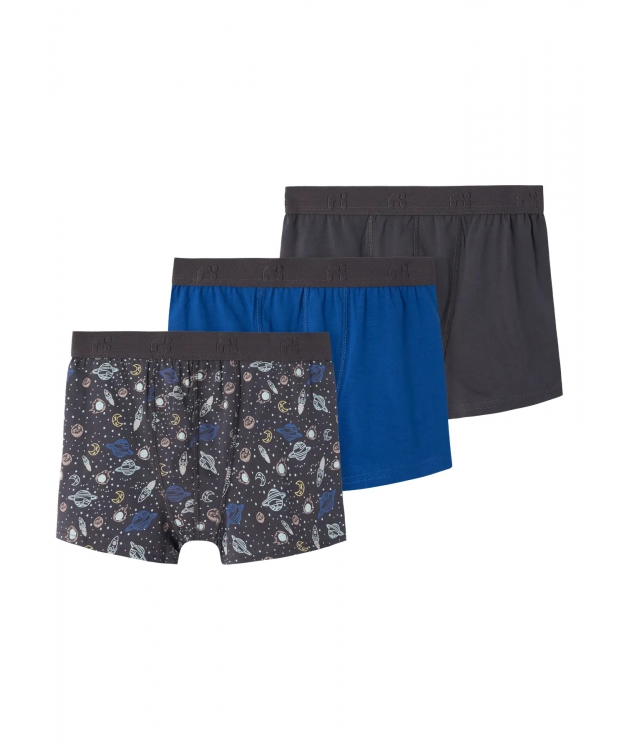 Name it 3-pak boxershorts/underbukser i Space blå til drenge billede 1