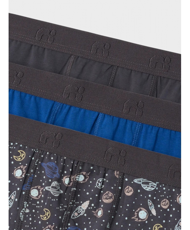 Name it 3-pak boxershorts/underbukser i Space blå til drenge billede 5