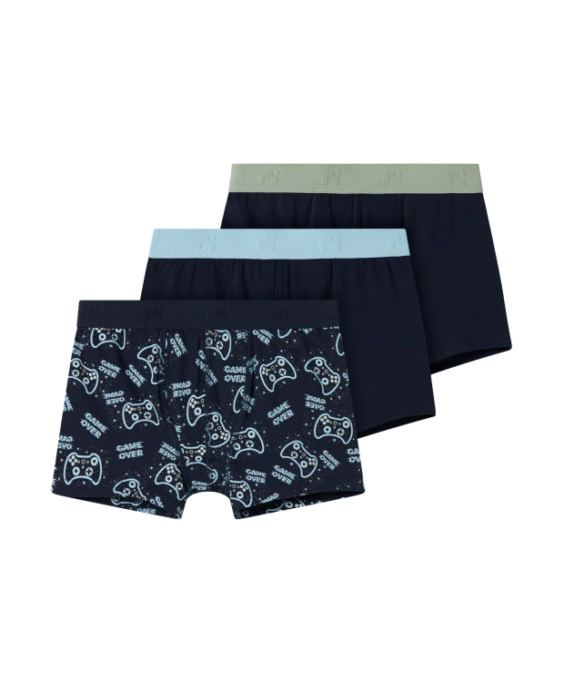 Name it 3-pak boxershorts/underbukser i Sapphire game til drenge billede 1
