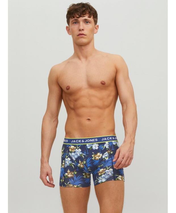 Jack & Jones 3pak printede underbukser/boksershorts i tre farver til herre billede 6