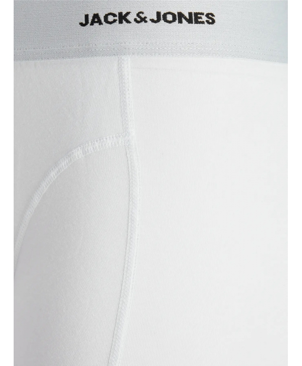 Jack & Jones 3pak bambus boksershorts i multifarvet, sort, hvid og grå til herre billede 6