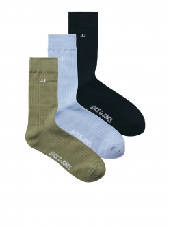 Jack & Jones 3pak sokker i multifarver til herre