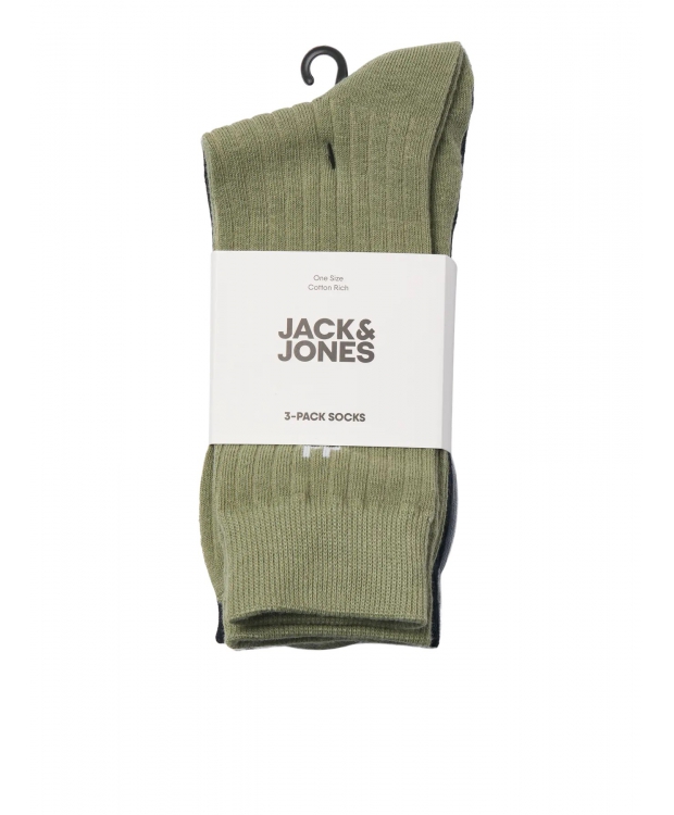 Jack & Jones 3pak sokker i multifarver til herre billede 2