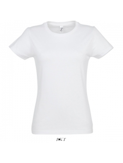 Sols faconsyet - T-Shirt i hvid med rund hals til kvinder - OUTLET