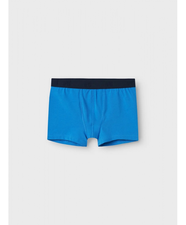 Name it 3-pak boxershorts/underbukser i blå med fodbolde til drenge billede 4