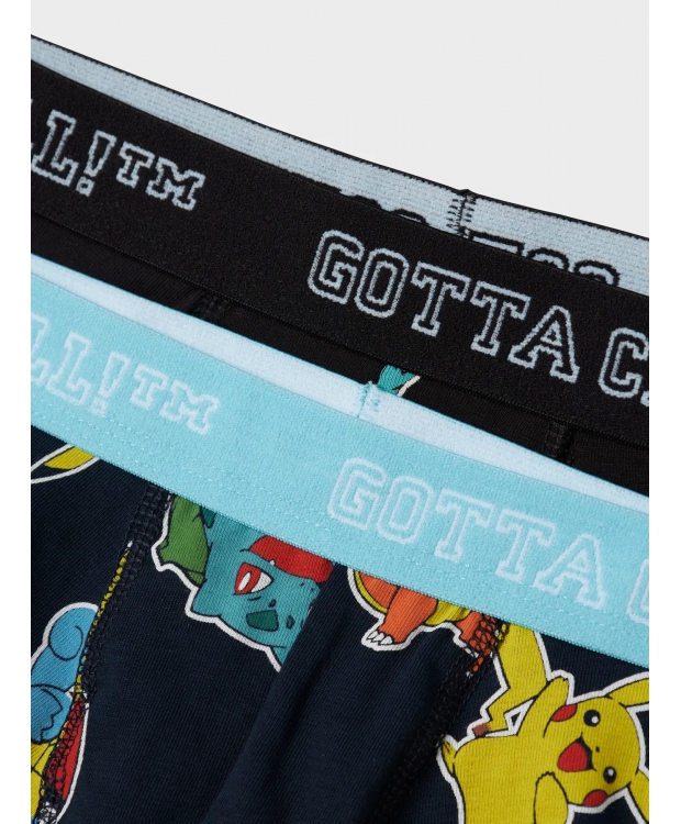 Name it 2-pak boxershorts/underbukser med Pokemon til drenge billede 5