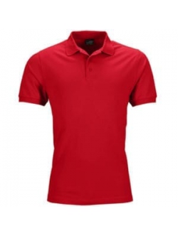James & Nicholson piqué polo i sporty rød til herre
