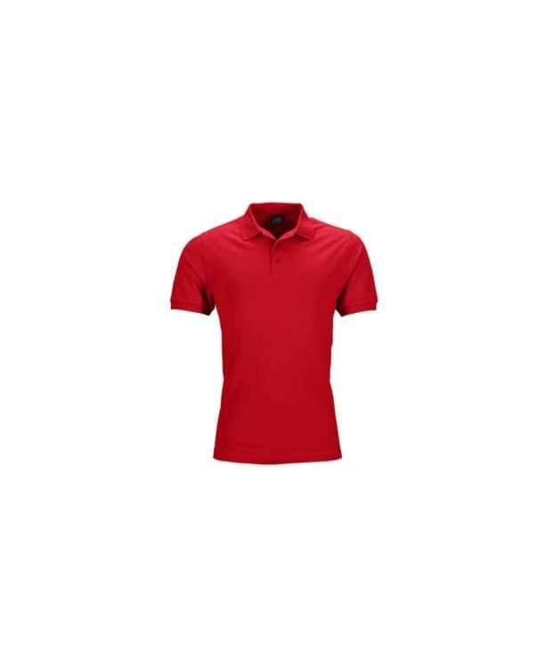 James & Nicholson piqué polo i sporty rød til herre billede 1