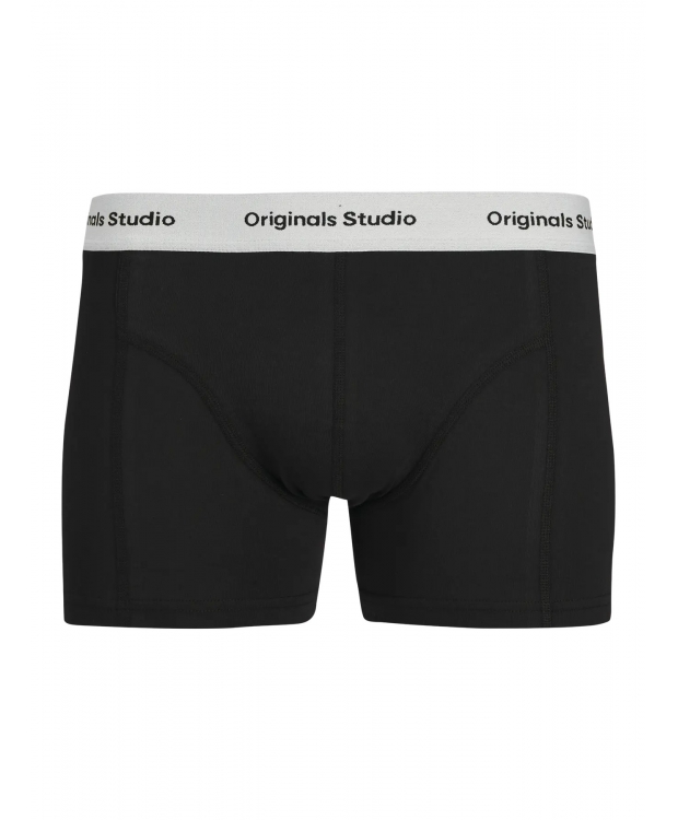 Jack & Jones 3pak boksershorts i multifarvet, sort og blå til herre billede 3
