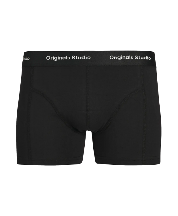 Jack & Jones 3pak boksershorts i multifarvet, sort og blå til herre billede 5