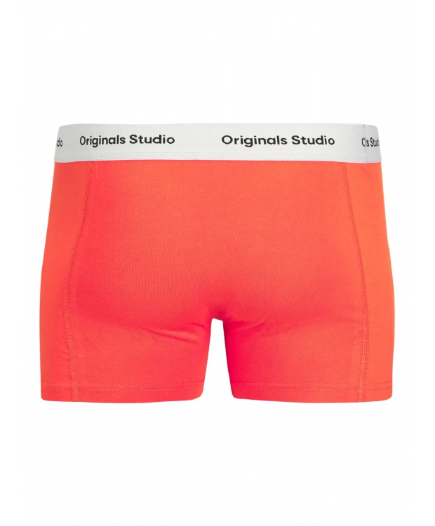 Jack & Jones 3pak boksershorts i multifarvet, sort og rød til herre billede 3