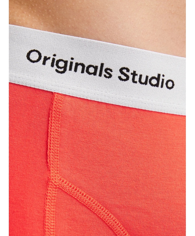 Jack & Jones 3pak boksershorts i multifarvet, sort og rød til herre billede 6