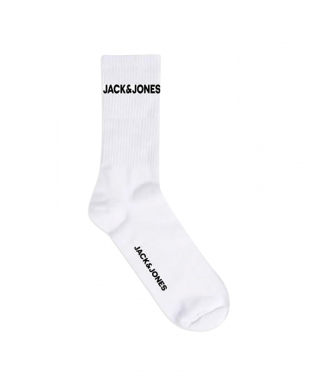 Jack & Jones Junior 5-pak tennissokker i hvid til drenge billede 2