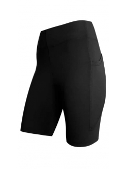 Festival cykelshorts med lomme i sort til kvinder