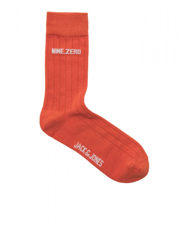 Jack & Jones 3pak multifarvet sokker i sort, hvid og rød til herre billede 4