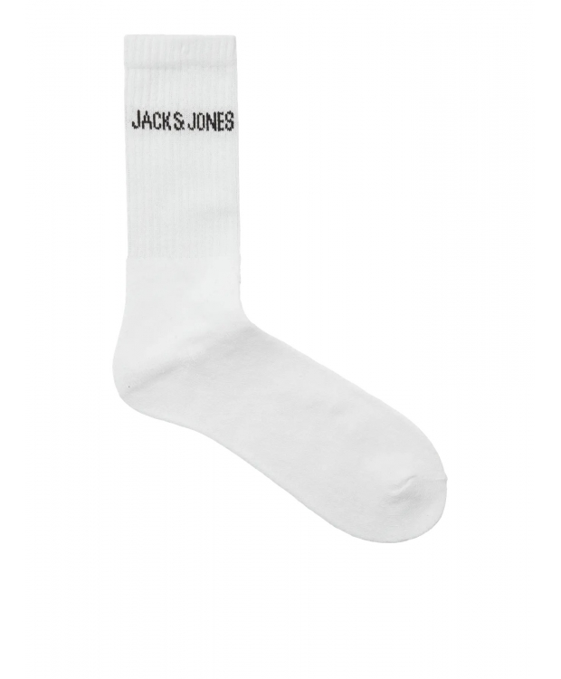 Jack & Jones Junior 5-pak bomulds tennissokker i hvid til drenge billede 3