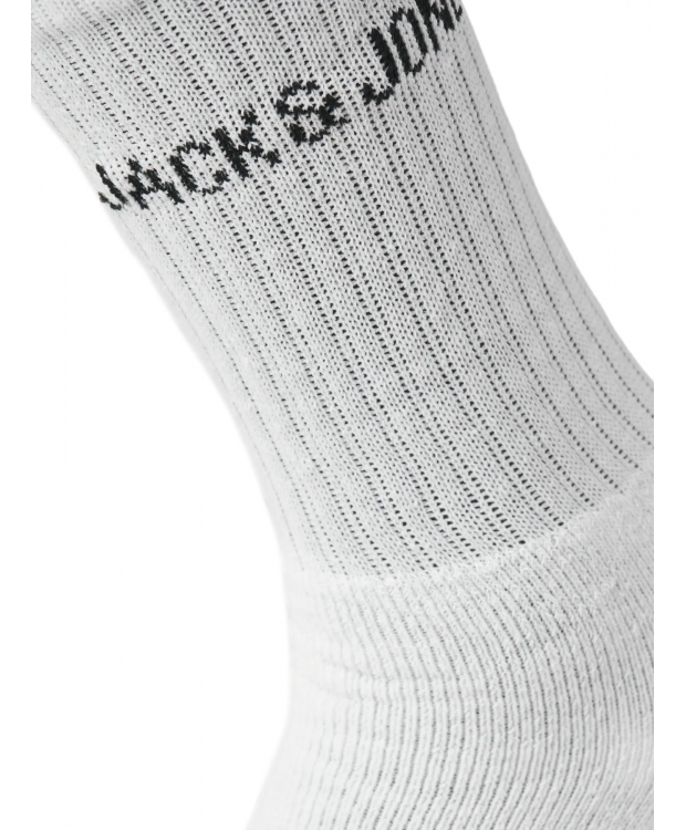 Jack & Jones Junior 5-pak bomulds tennissokker i hvid til drenge billede 4