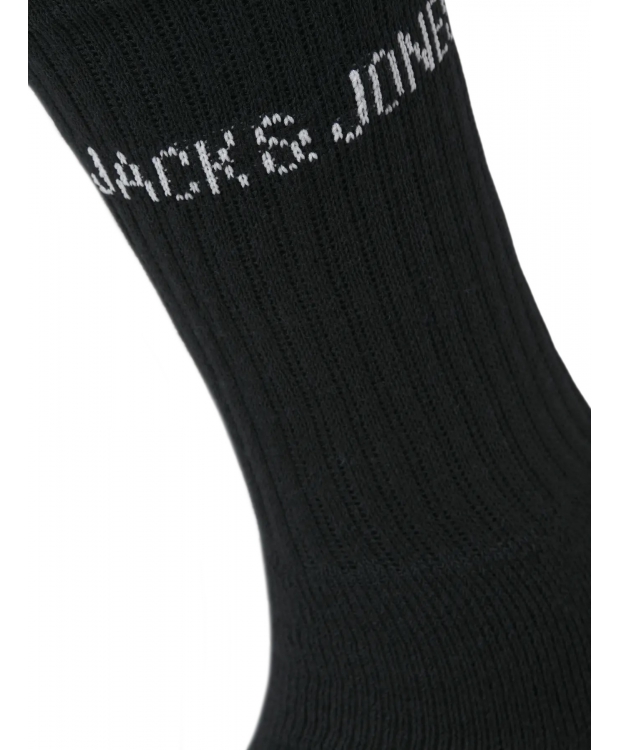 Jack & Jones Junior 5-pak bomulds tennissokker i sort til drenge billede 4