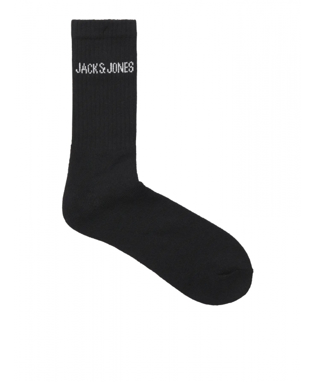 Jack & Jones Junior 5-pak bomulds tennissokker i sort til drenge billede 3