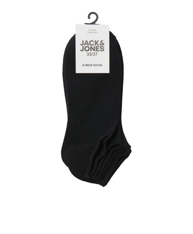 Jack & Jones Junior 5-pak ankelsokker i sort til drenge billede 2