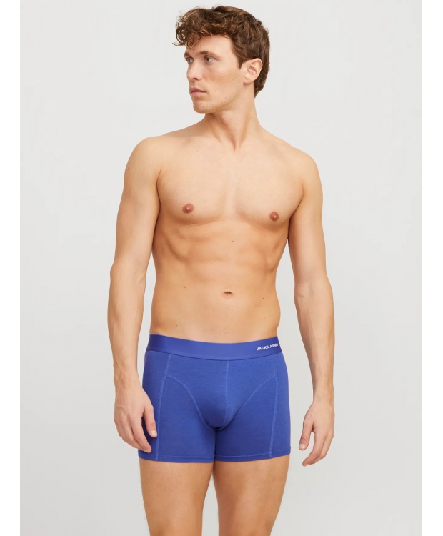 Jack & Jones 3-pak bambusboksershorts i blå nuancer til herre billede 3