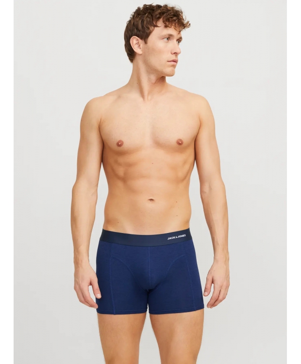 Jack & Jones 3-pak bambusboksershorts i blå nuancer til herre billede 2