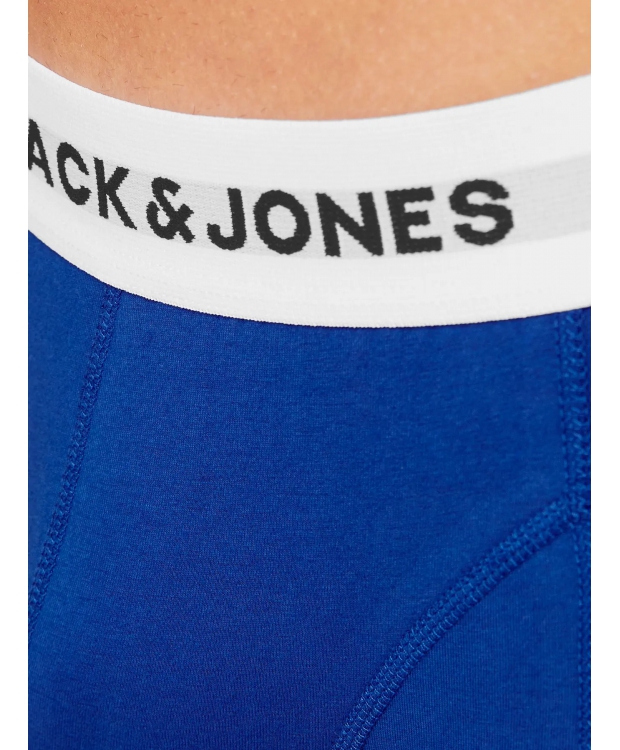 Jack & Jones 3pak multifarvet boksershorts med hvid linning til herre billede 4