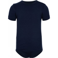 JBS kortærmet navy bambus-bodystocking til baby – 56–86 – Outlet