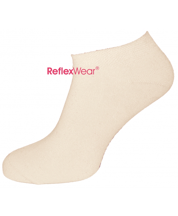 ReflexWear® Comfort & Diabetes "Low Cut"  unisex tynde ankelstrømper i neutral farve billede 1