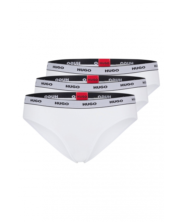 HUGO 3pak briefs i hvid til kvinder - OUTLET billede 1