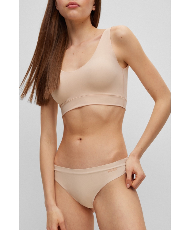 HUGO brief i beige til kvinder | Laserskåret - OUTLET billede 4