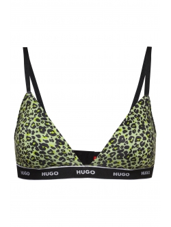 HUGO BH m. tynde stropper & leopardprint til kvinder - OUTLET