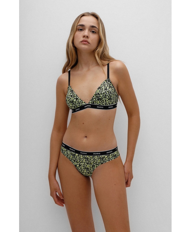 HUGO thong m. leopard print til kvinder - OUTLET billede 2