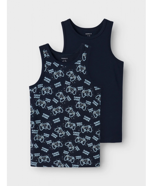 Name it 2-pak undertrøje/tank top i Sapphire game til drenge billede 3