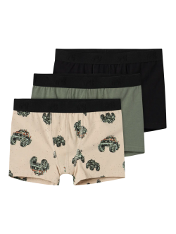 Name it 3-pak boxershorts/underbukser med Monster trucks til drenge