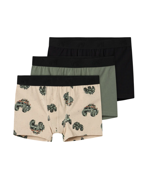 Name it 3-pak boxershorts/underbukser med Monster trucks til drenge billede 1