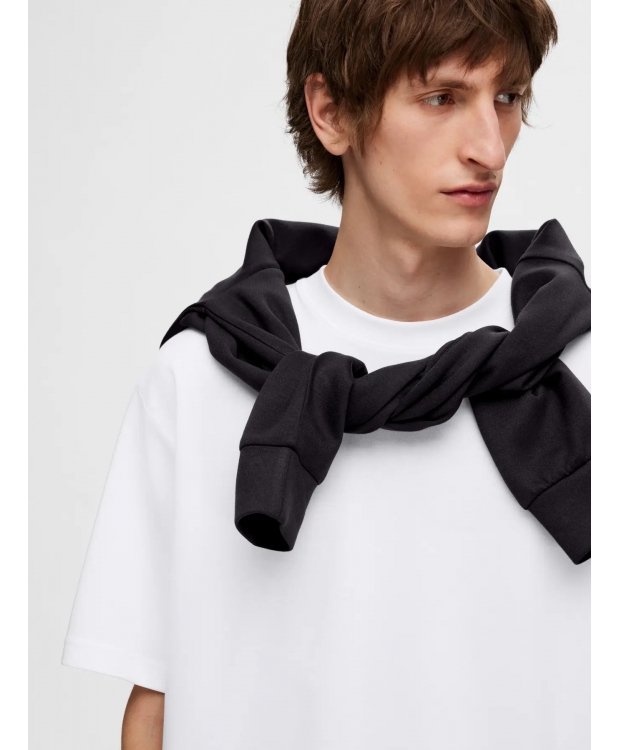Selected 3pak t-shirt med rund hals i hvid til herre billede 5