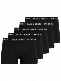 Jack & Jones 5-pak boksershorts – sort/grå – herre