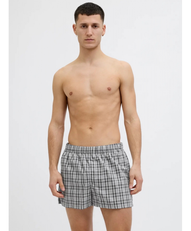 Jack & Jones 3pak loose fit boksershorts i grå nuancer til herre billede 2