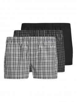 Jack & Jones 3pak loose fit boksershorts i grå nuancer til herre
