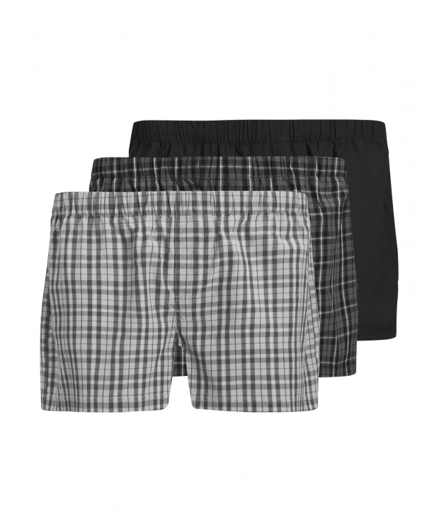 Jack & Jones 3pak loose fit boksershorts i grå nuancer til herre billede 1