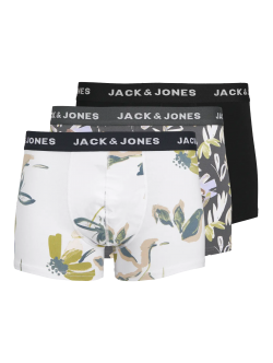 Jack & Jones 3pak multi farvet boksershorts med simpelt mønster til herre