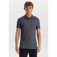 JBS Of Denmark Men polo t-shirt i mørkegrå til herre