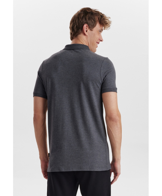 JBS Of Denmark Men polo t-shirt i mørkegrå til herre billede 3