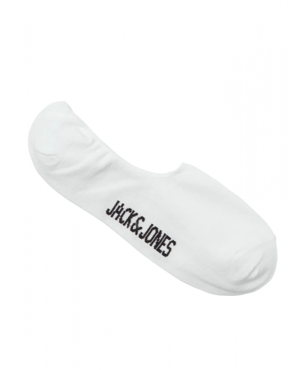 Jack & Jones 3pak ankelstrømper i hvid til herre billede 3